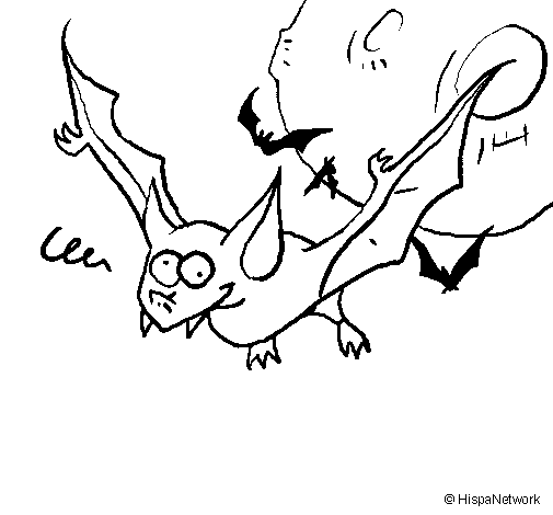 Dibujo gratuito Murciélago #2003 de la coleccion Animales para imprimir