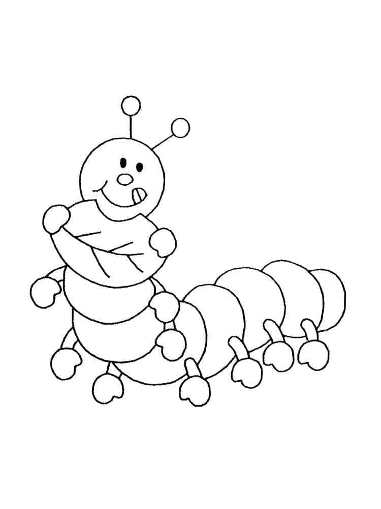Dibujo gratuito Oruga #210377 de la coleccion Animales para imprimir