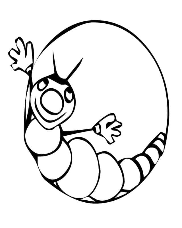 Dibujo gratuito Oruga #210392 de la coleccion Animales para imprimir