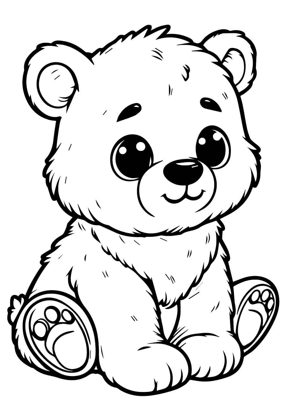 Dibujo gratuito Osito #214471 de la coleccion Animales para imprimir