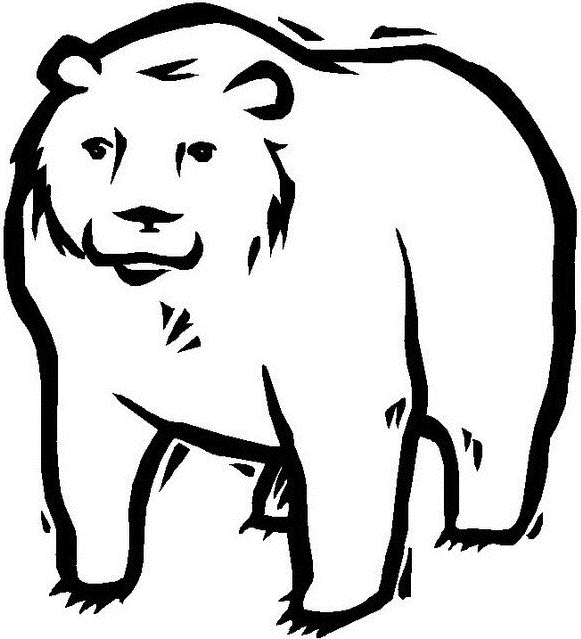 Dibujo para colorear: Oso (Animales) #12250 - Dibujos para Colorear e Imprimir Gratis