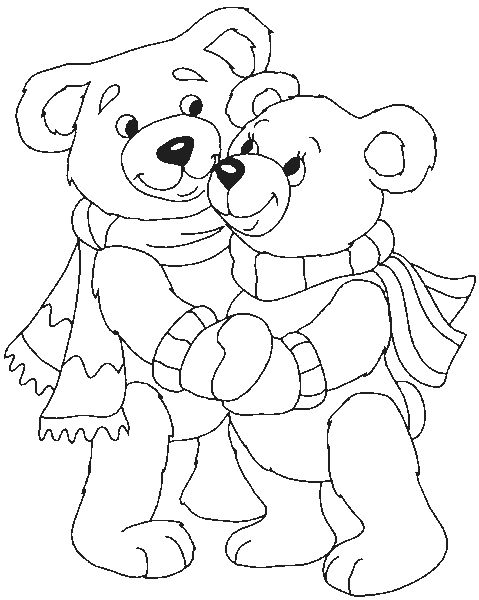 Dibujo para colorear: Oso (Animales) #12309 - Dibujos para Colorear e Imprimir Gratis