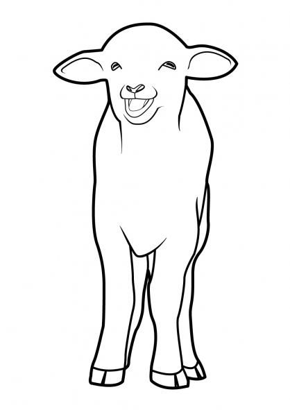 Dibujo para colorear: Oveja (Animales) #11496 - Dibujos para Colorear e Imprimir Gratis