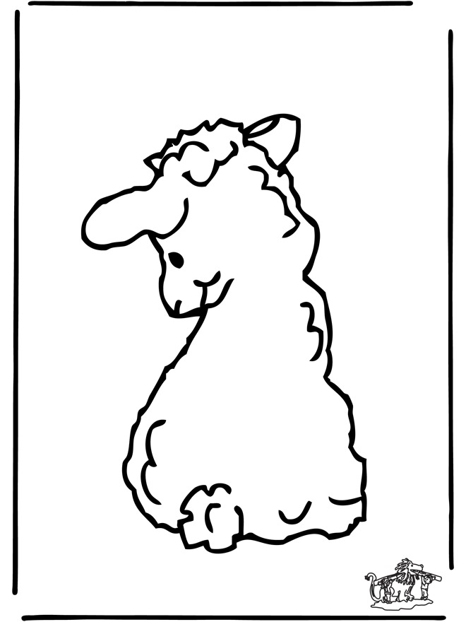 Dibujo para colorear: Oveja (Animales) #11512 - Dibujos para Colorear e Imprimir Gratis
