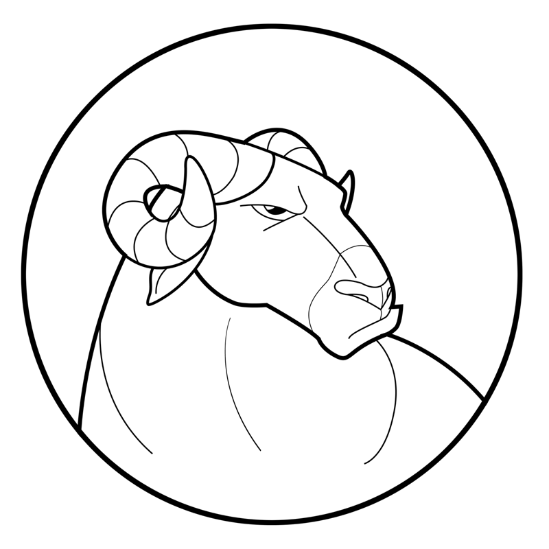 Dibujo para colorear: Oveja (Animales) #11541 - Dibujos para Colorear e Imprimir Gratis