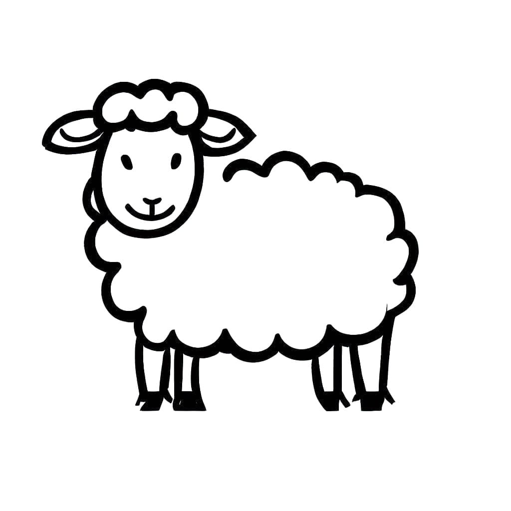 Dibujo gratuito Oveja #198628 de la coleccion Animales para imprimir