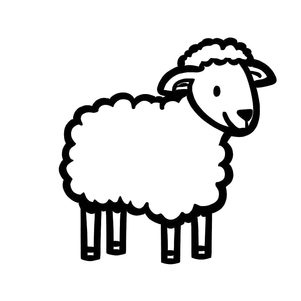 Dibujo gratuito Oveja #198648 de la coleccion Animales para imprimir
