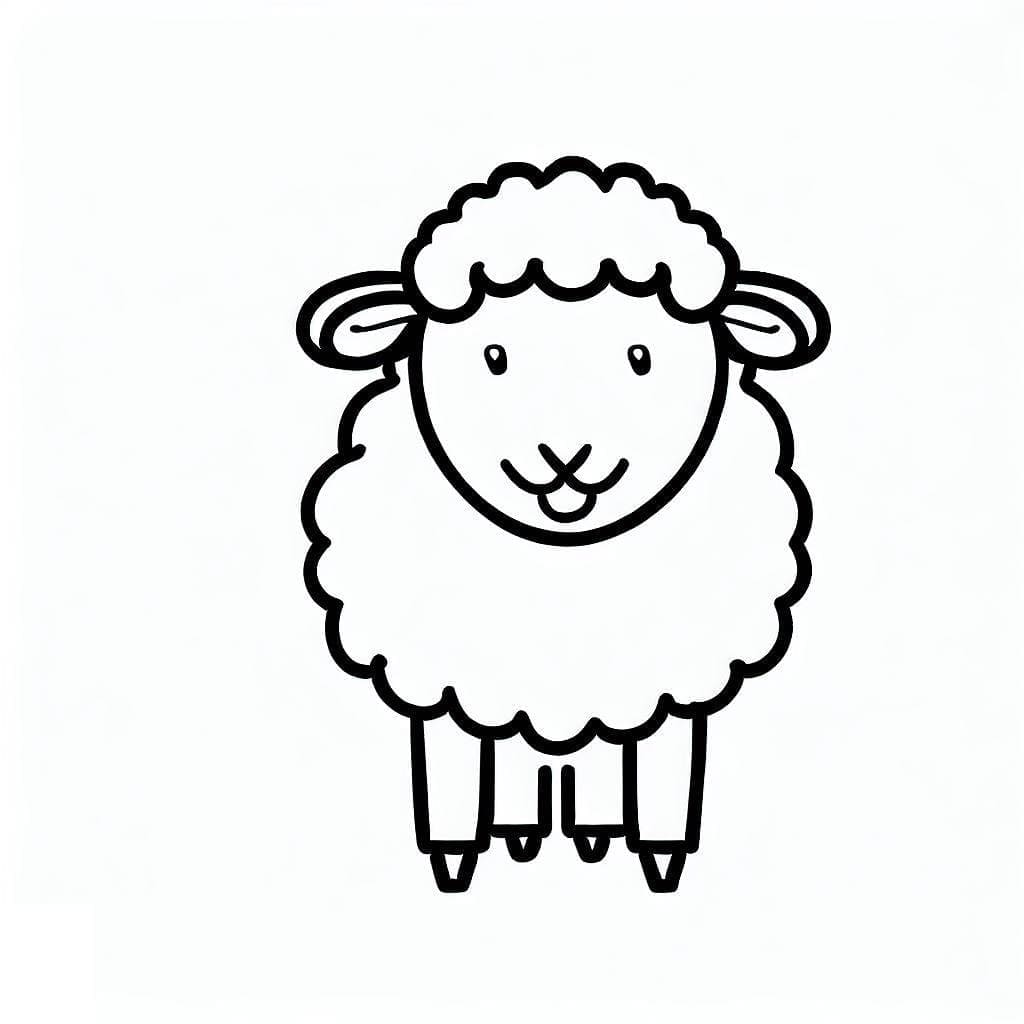 Dibujo gratuito Oveja #198662 de la coleccion Animales para imprimir