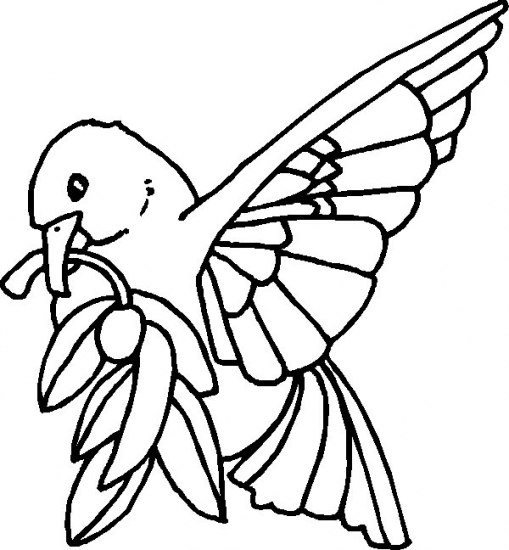 Dibujo para colorear: Paloma (Animales) #4045 - Dibujos para Colorear e Imprimir Gratis