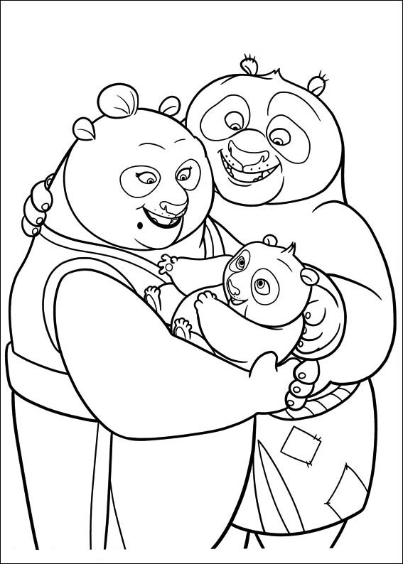 Dibujo para colorear: Panda (Animales) #12519 - Dibujos para Colorear e Imprimir Gratis