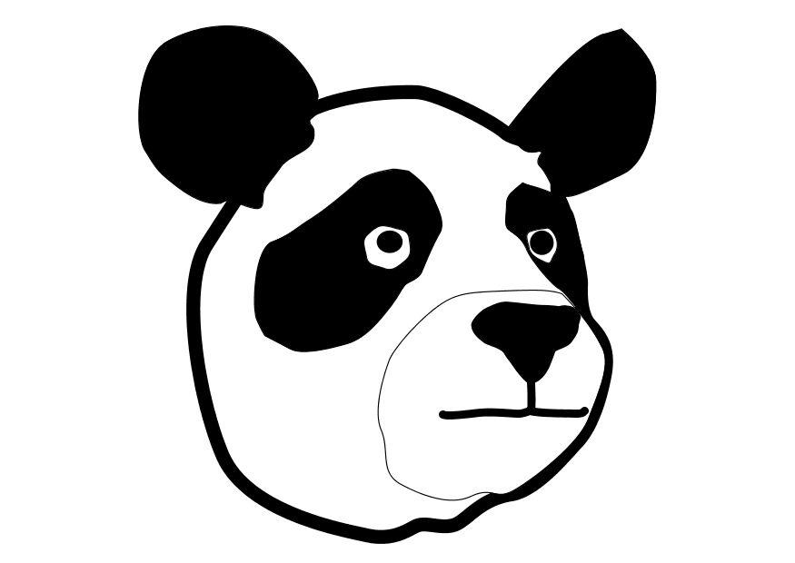 Dibujo para colorear: Panda (Animales) #12563 - Dibujos para Colorear e Imprimir Gratis