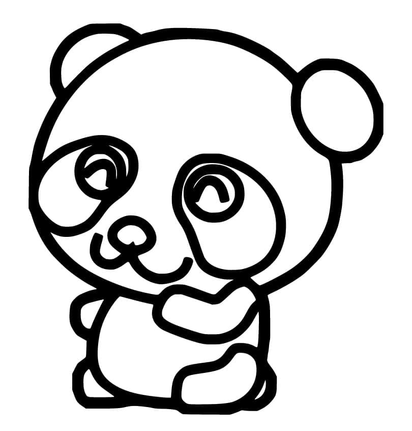 Dibujo gratuito Panda #175201 de la coleccion Animales para imprimir