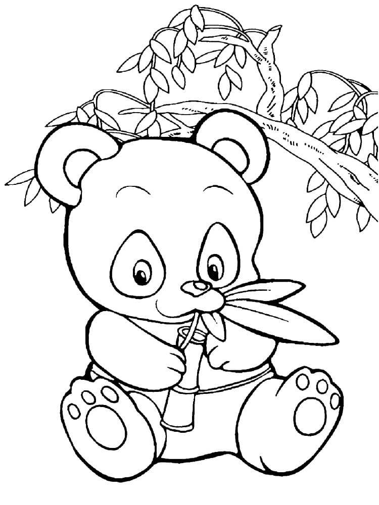 Dibujo gratuito Panda #216919 de la coleccion Animales para imprimir