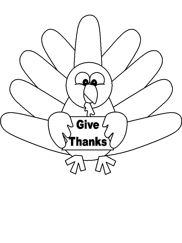 Dibujo para colorear: Pavo (Animales) #5300 - Dibujos para Colorear e Imprimir Gratis