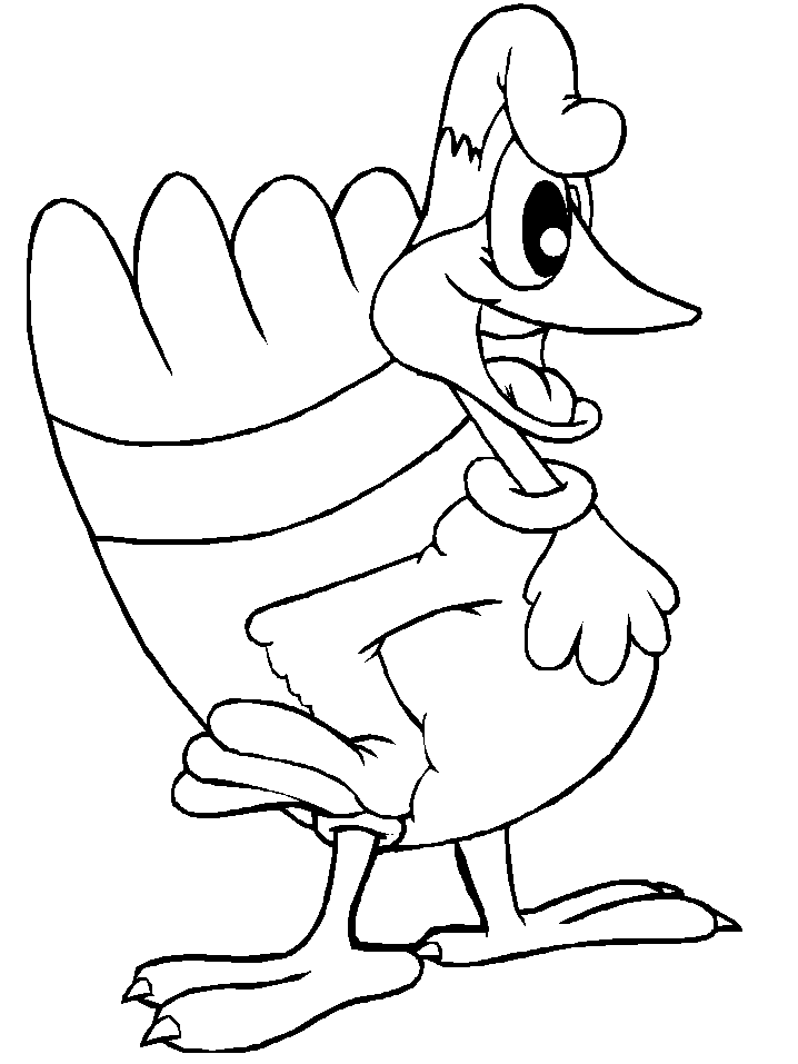 Dibujo para colorear: Pavo (Animales) #5344 - Dibujos para Colorear e Imprimir Gratis