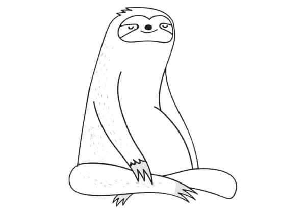 Dibujo gratuito Perezoso #210447 de la coleccion Animales para imprimir
