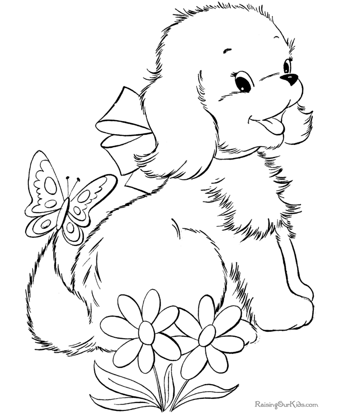 Dibujo para colorear: Perro (Animales) #3101 - Dibujos para Colorear e Imprimir Gratis