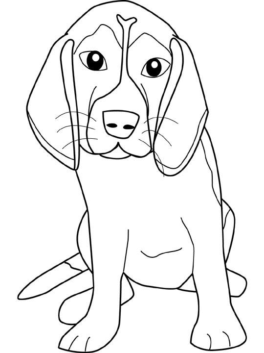 Dibujo para colorear: Perro (Animales) #3105 - Dibujos para Colorear e Imprimir Gratis