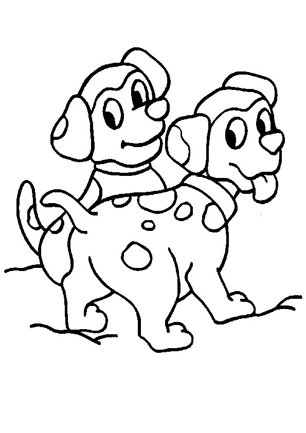 Dibujo para colorear: Perro (Animales) #3112 - Dibujos para Colorear e Imprimir Gratis