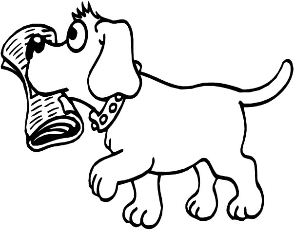 Dibujo para colorear: Perro (Animales) #3114 - Dibujos para Colorear e Imprimir Gratis