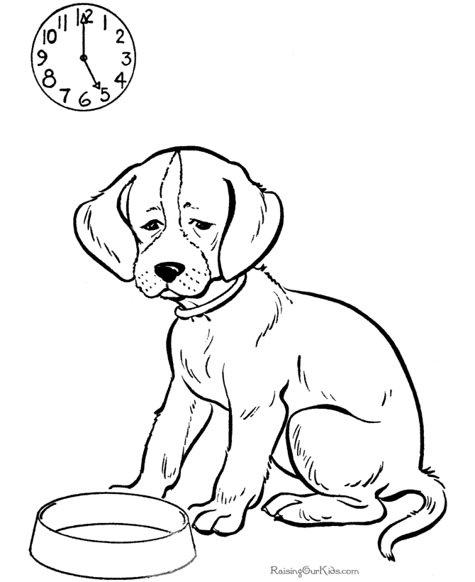 Dibujo para colorear: Perro (Animales) #3130 - Dibujos para Colorear e Imprimir Gratis