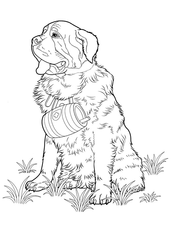 Dibujo para colorear: Perro (Animales) #3150 - Dibujos para Colorear e Imprimir Gratis