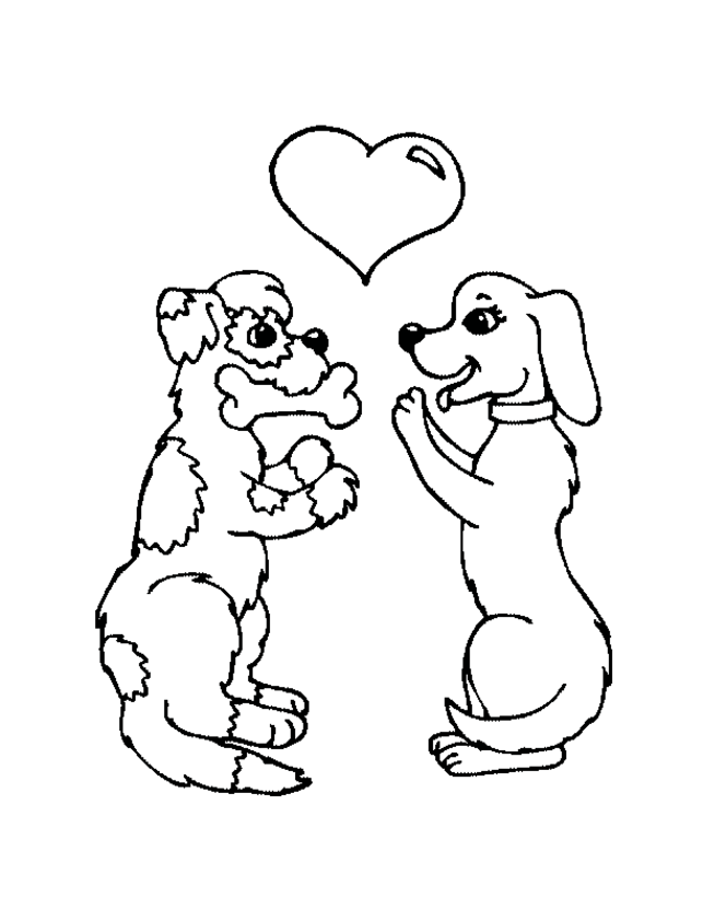 Dibujo para colorear: Perro (Animales) #3161 - Dibujos para Colorear e Imprimir Gratis