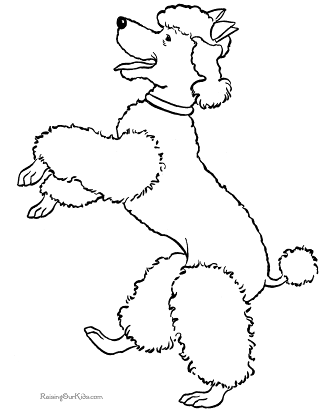 Dibujo para colorear: Perro (Animales) #3173 - Dibujos para Colorear e Imprimir Gratis