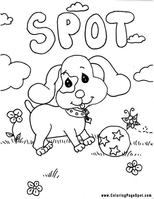 Dibujo para colorear: Perro (Animales) #3186 - Dibujos para Colorear e Imprimir Gratis