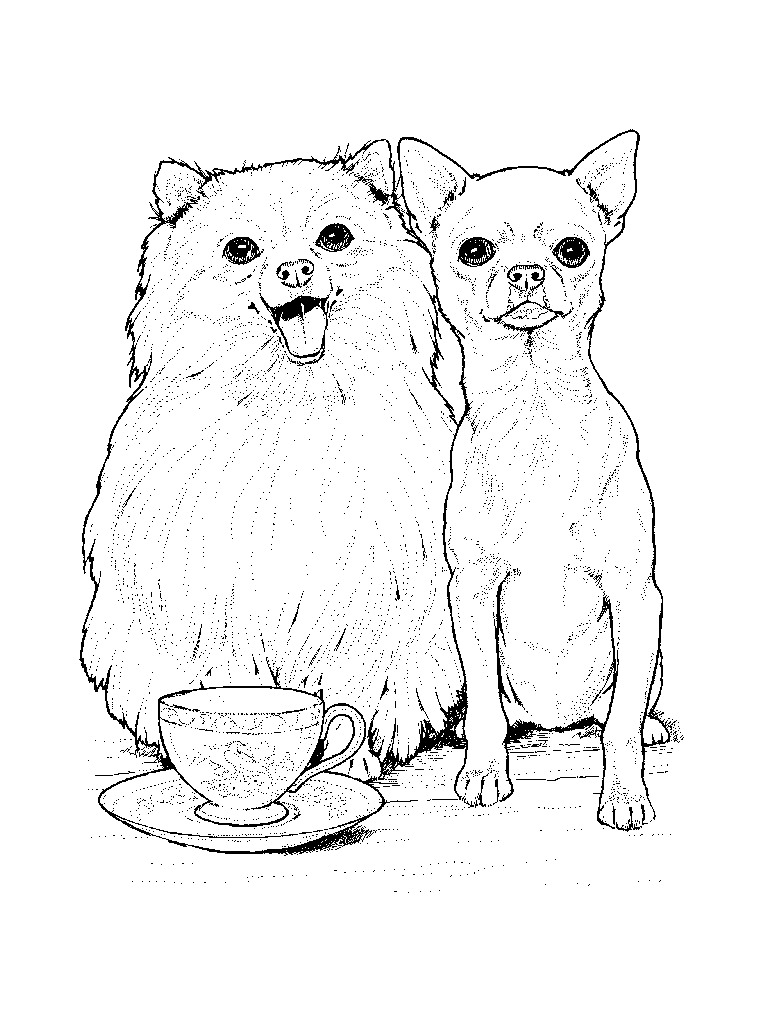 Dibujo para colorear: Perro (Animales) #3189 - Dibujos para Colorear e Imprimir Gratis