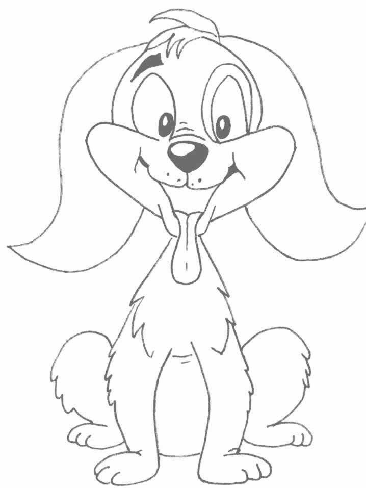 Dibujo para colorear: Perro (Animales) #3210 - Dibujos para Colorear e Imprimir Gratis