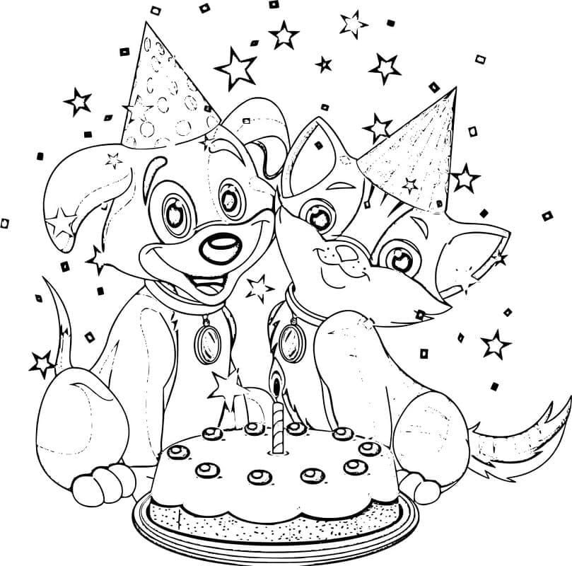 Dibujo gratuito Perro y Gato #211017 de la coleccion Animales para imprimir