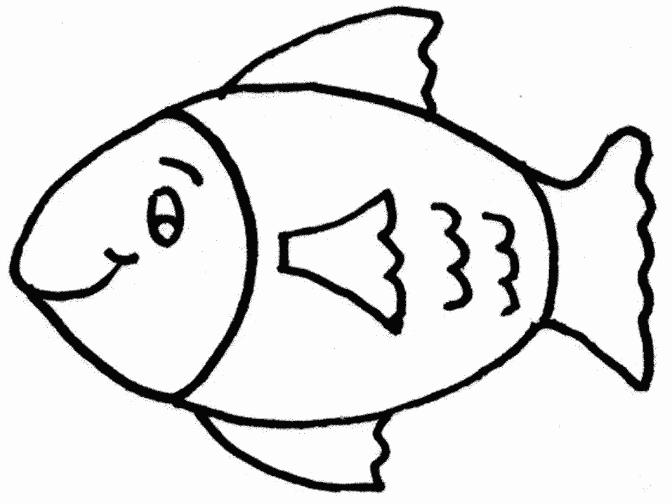 Dibujos de Pescado (Animales) para colorear – Páginas imprimibles gratis