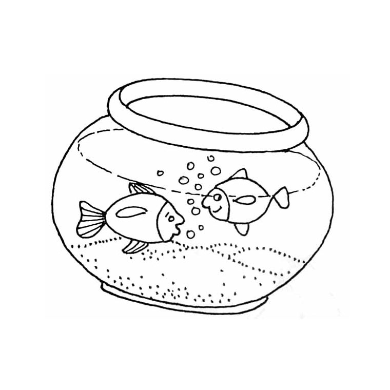 Dibujo para colorear: Pescado (Animales) #17083 - Dibujos para Colorear e Imprimir Gratis