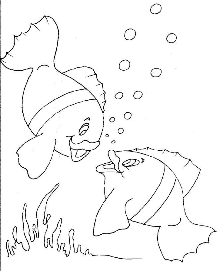 Dibujo para colorear: Pescado (Animales) #17091 - Dibujos para Colorear e Imprimir Gratis