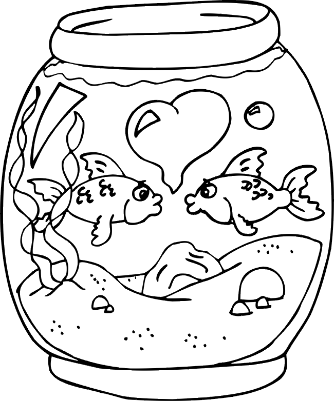 Dibujo para colorear: Pescado (Animales) #17093 - Dibujos para Colorear e Imprimir Gratis