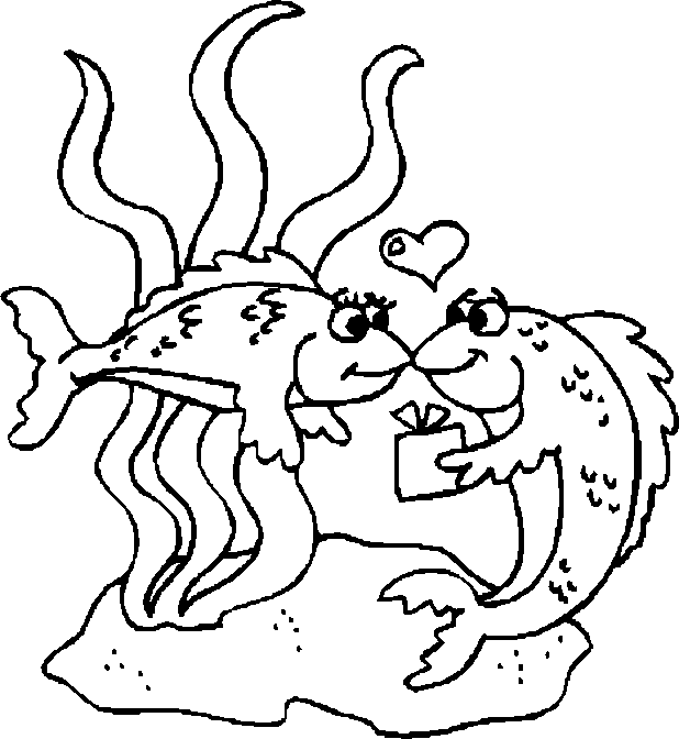 Dibujo para colorear: Pescado (Animales) #17137 - Dibujos para Colorear e Imprimir Gratis