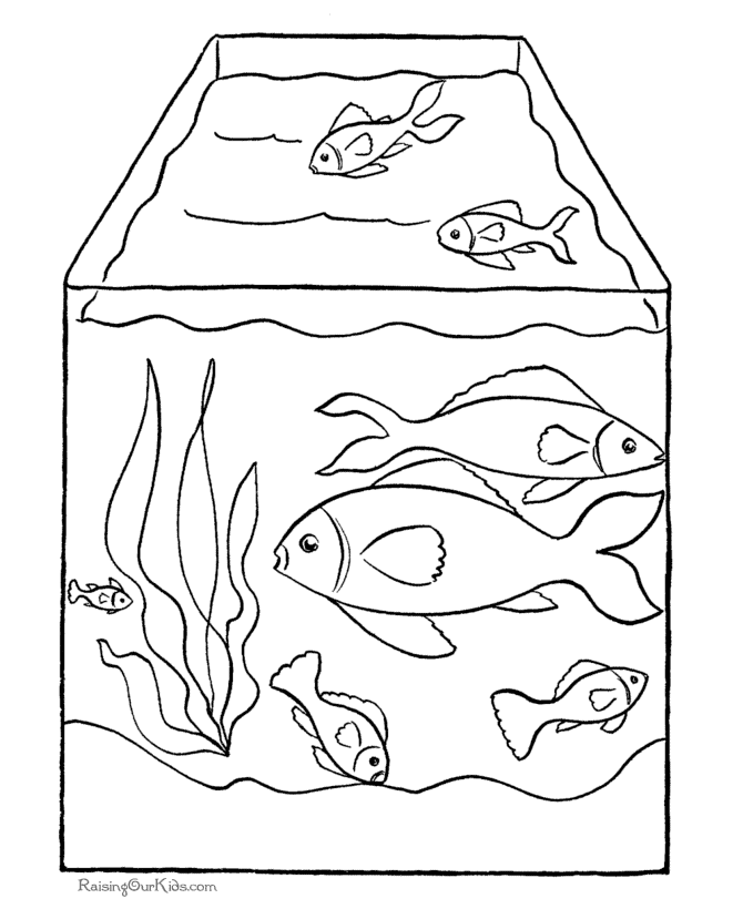 Dibujo para colorear: Pescado (Animales) #17139 - Dibujos para Colorear e Imprimir Gratis