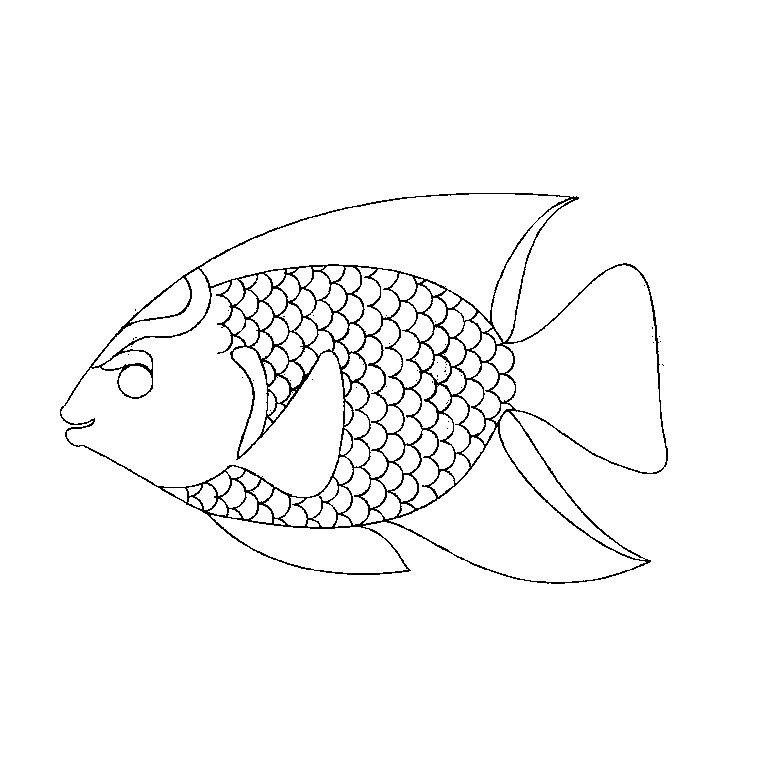 Dibujo para colorear: Pescado (Animales) #17153 - Dibujos para Colorear e Imprimir Gratis