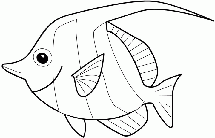 Dibujo para colorear: Pescado (Animales) #17160 - Dibujos para Colorear e Imprimir Gratis