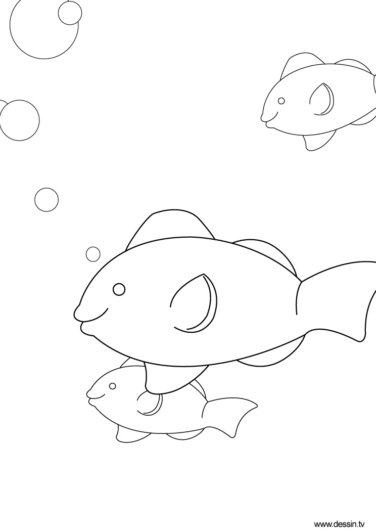 Dibujo para colorear: Pescado (Animales) #17177 - Dibujos para Colorear e Imprimir Gratis