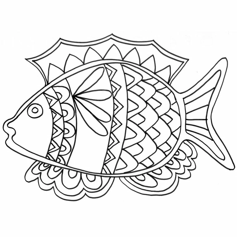 Dibujo gratuito Pez #17054 de la coleccion Animales para imprimir