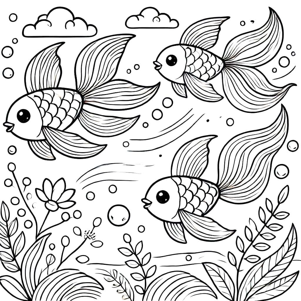 Dibujo gratuito Pez #217525 de la coleccion Animales para imprimir