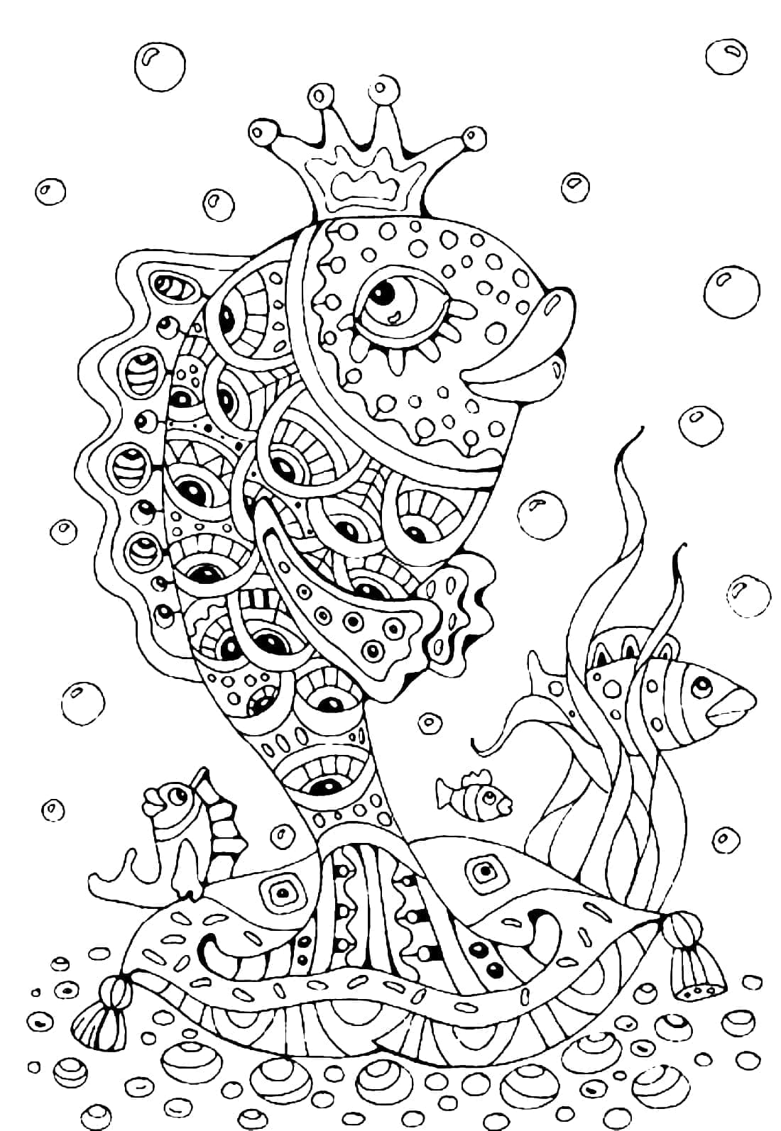 Dibujo gratuito Pez Dorado #208314 de la coleccion Animales para imprimir