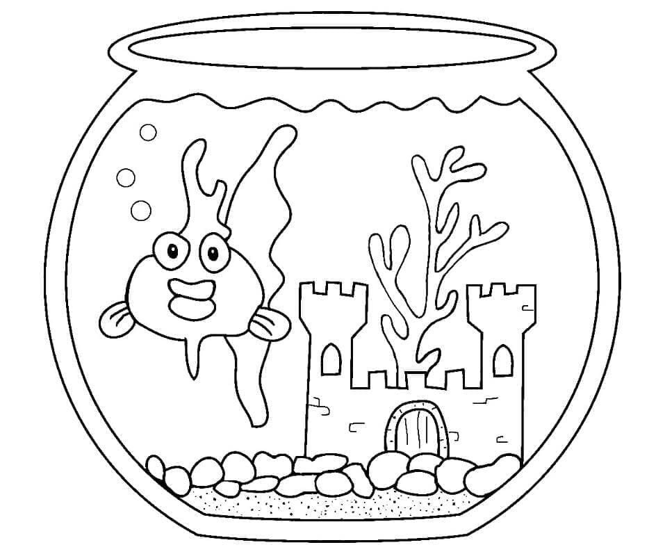 Dibujo gratuito Pez Dorado #208319 de la coleccion Animales para imprimir