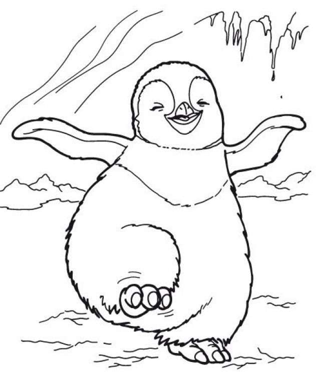 Dibujo para colorear: Pingüino (Animales) #16911 - Dibujos para Colorear e Imprimir Gratis