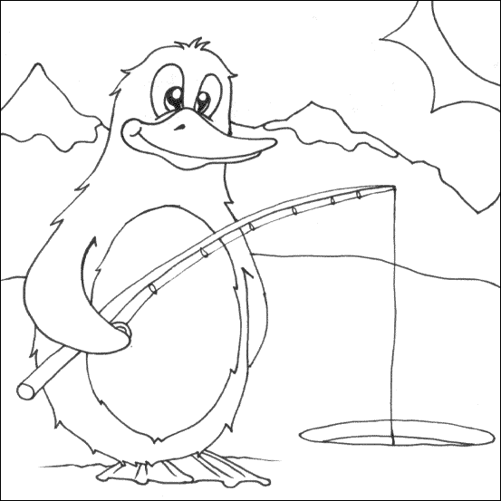 Dibujo para colorear: Pingüino (Animales) #16921 - Dibujos para Colorear e Imprimir Gratis