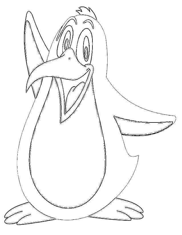 Dibujo para colorear: Pingüino (Animales) #16924 - Dibujos para Colorear e Imprimir Gratis