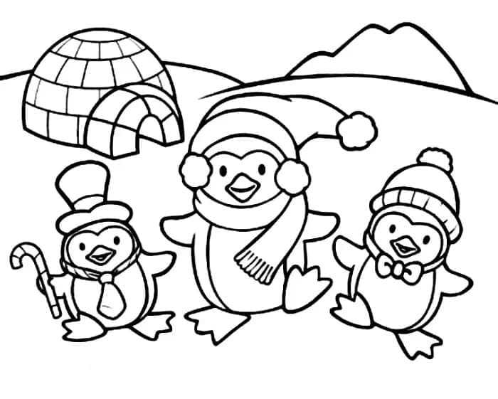Dibujo gratuito Pingüino #186559 de la coleccion Animales para imprimir