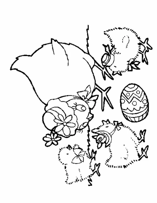 Dibujo gratuito Pollito #15382 de la coleccion Animales para imprimir